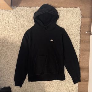 Stussy overdyed stock logo hoodie
